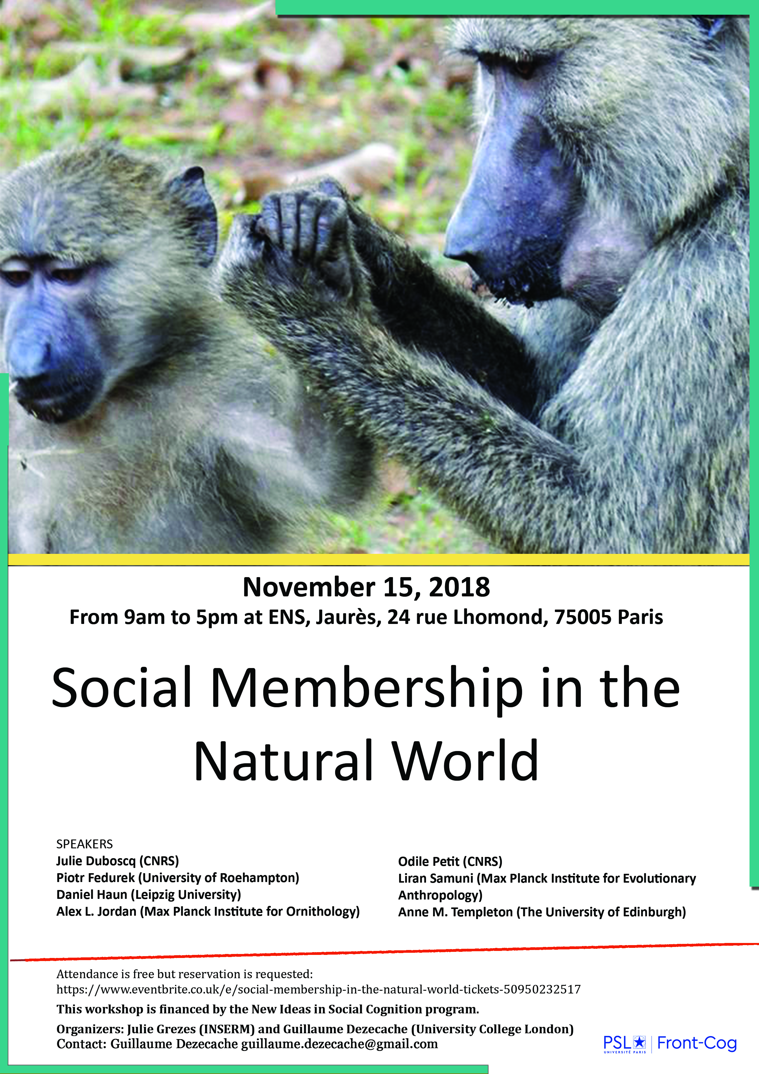 social membership in the natural world